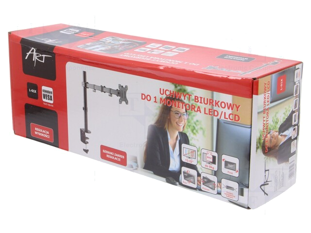 LCD/LED-houder; 75x75mm,100x100mm; 13÷32 LCD/LED-houder; 75x75mm,100x100mm; 13÷32